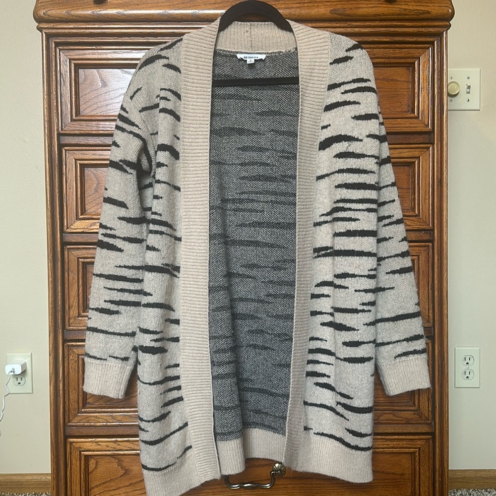 BB Dakota Zebra Print Cardigan